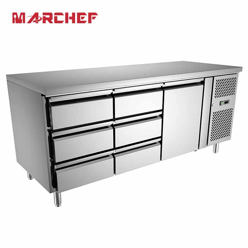560W Counter Freezer with Drawers